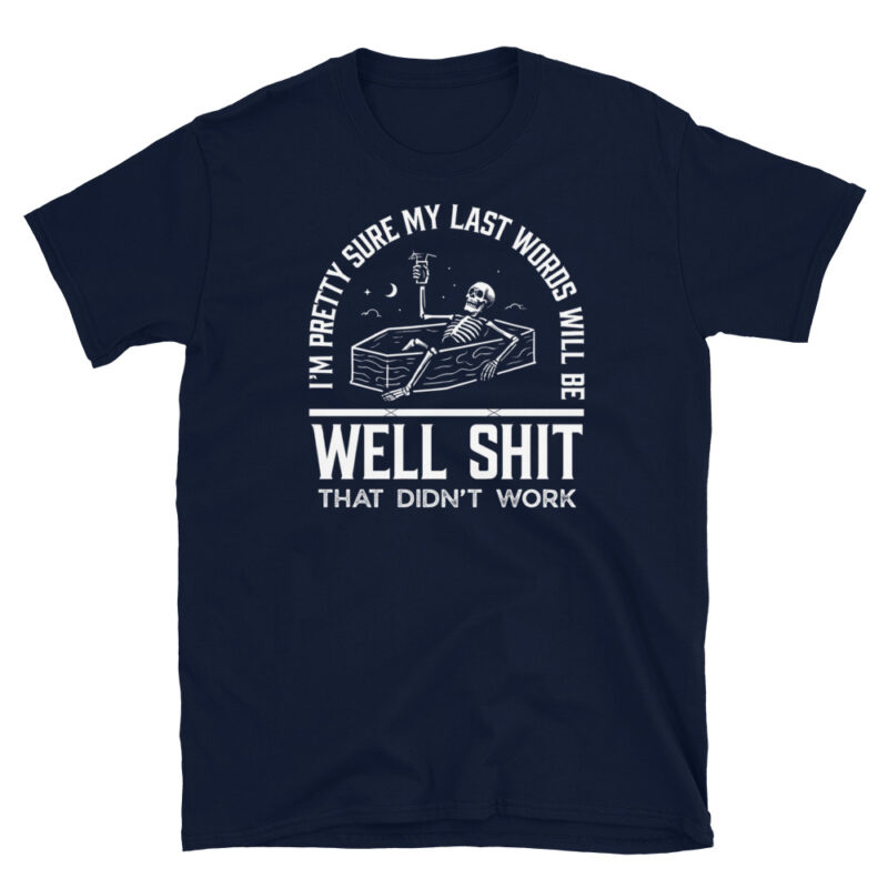 Funny Skeleton Office Halloween T-Shirt - Image 2