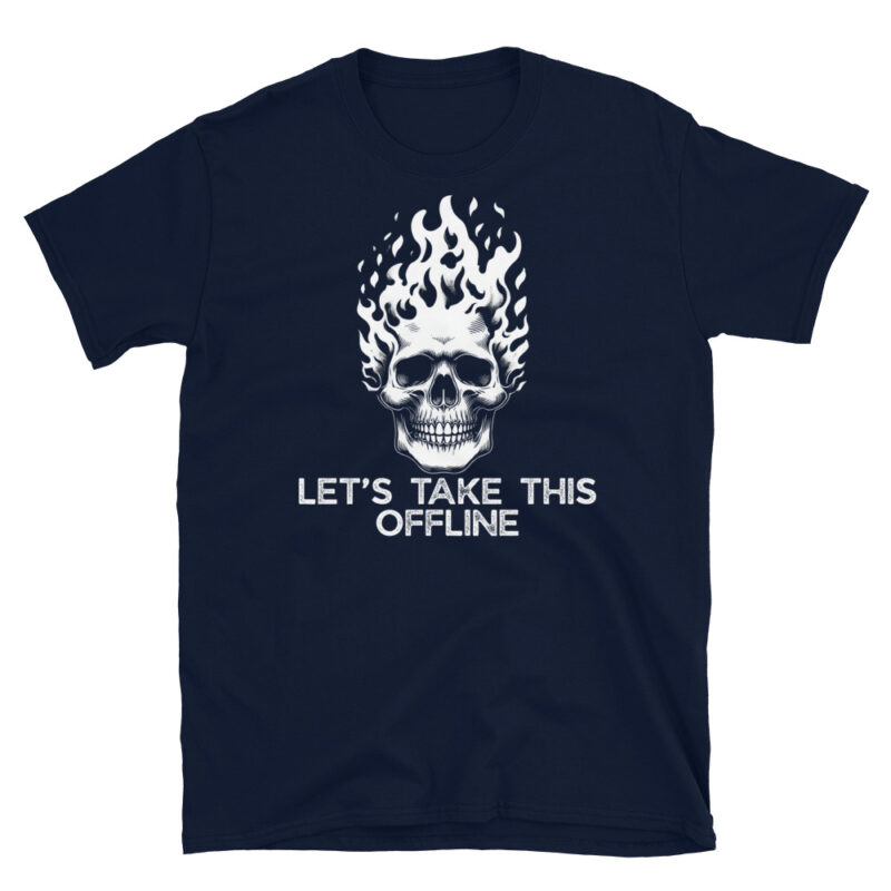 Workplace Shenanigans Skeleton T-Shirt - Image 2