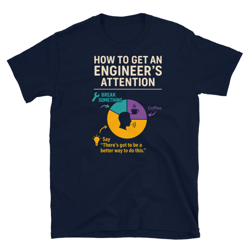 Binary Brain Engineer T-Shirt - Image 2