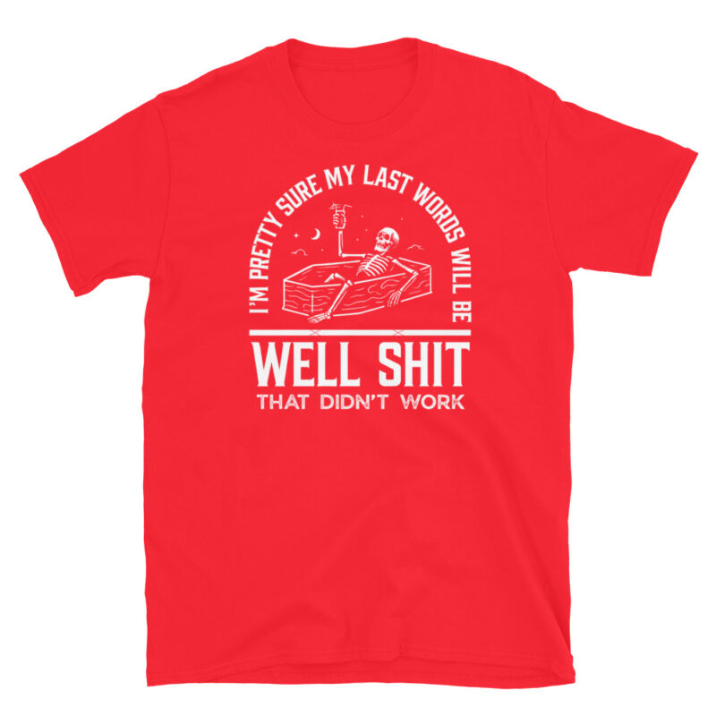 Funny Skeleton Office Halloween T-Shirt - Image 4
