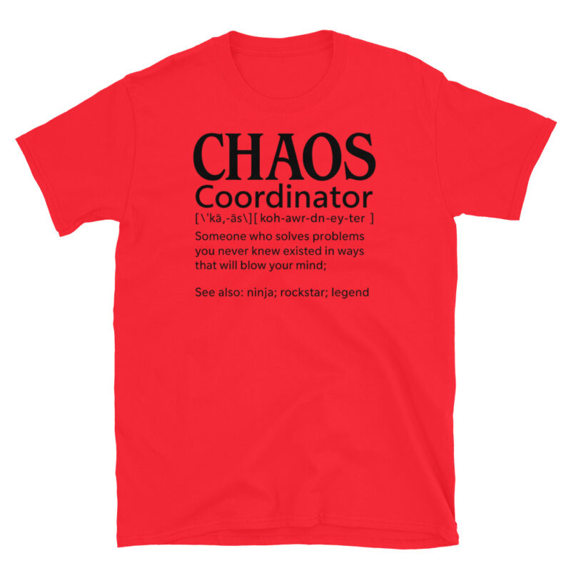 Chaos coordinator T-Shirt - Image 3