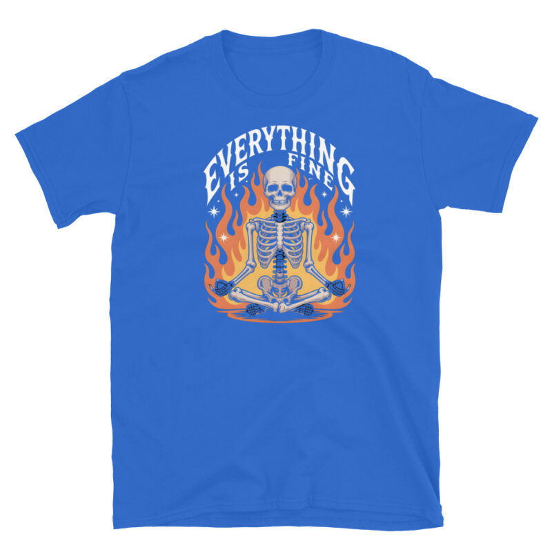Spooky Skeleton Humor T-Shirt - Image 5