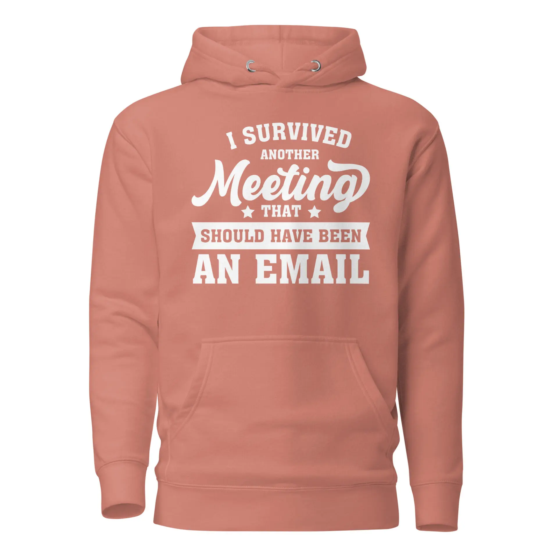 Buy I Survived Another Meeting Hoodie at FunnyWorkTees I Survived Another Meeting Hoodie - Image 5