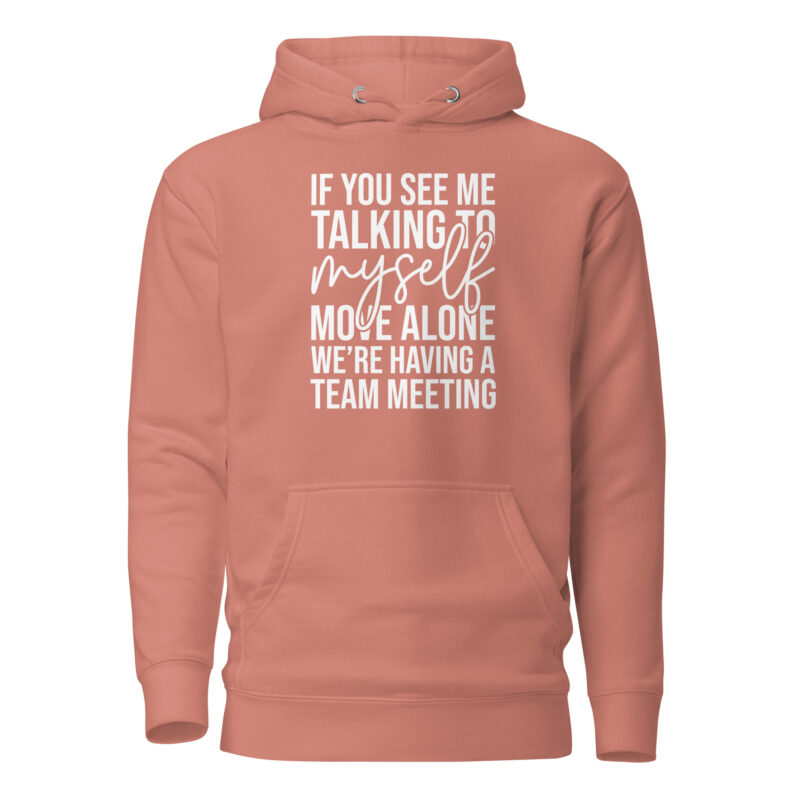 Zoom Meeting Survivor Hooded Sweatshirt - Image 8
