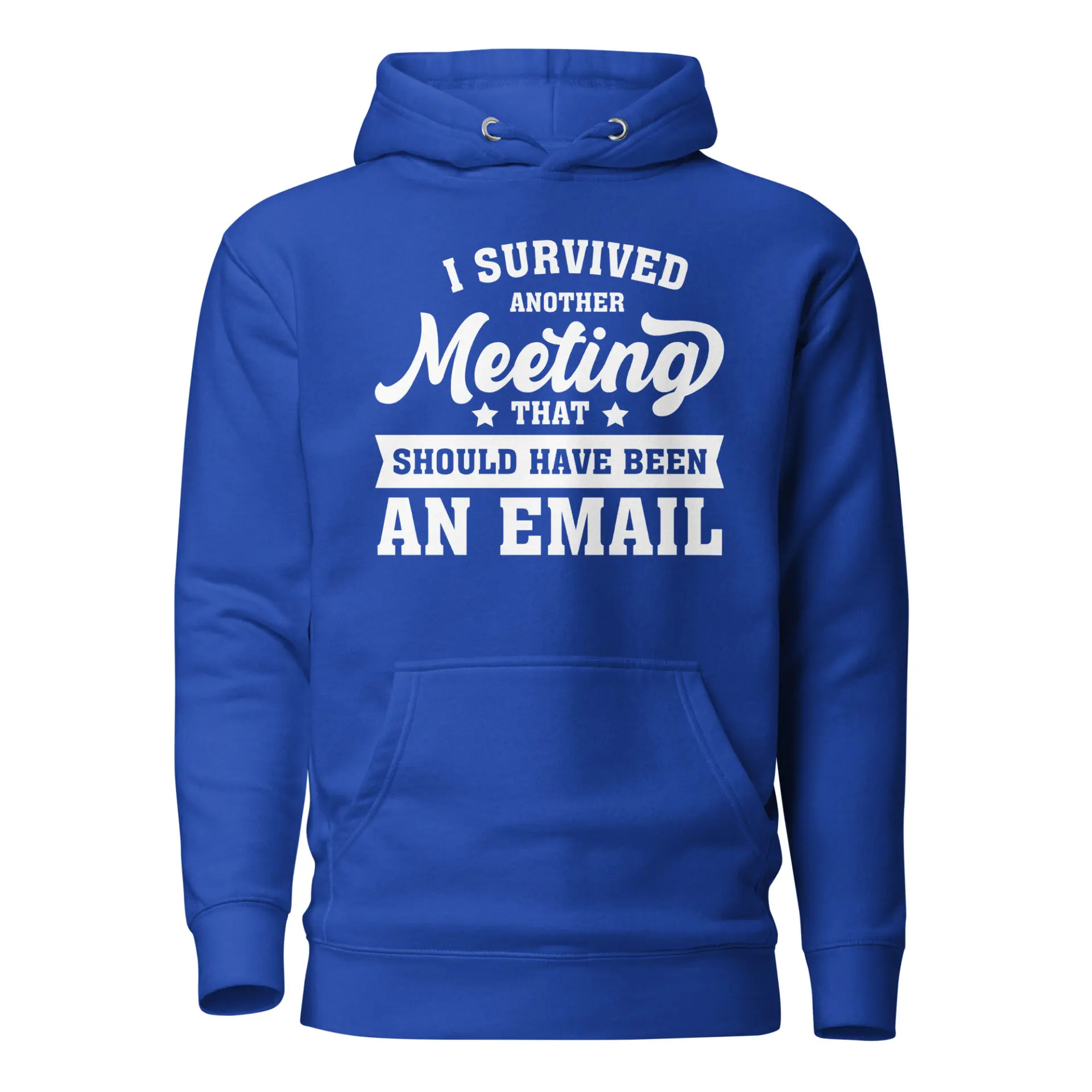 Buy I Survived Another Meeting Hoodie at FunnyWorkTees I Survived Another Meeting Hoodie - Image 3