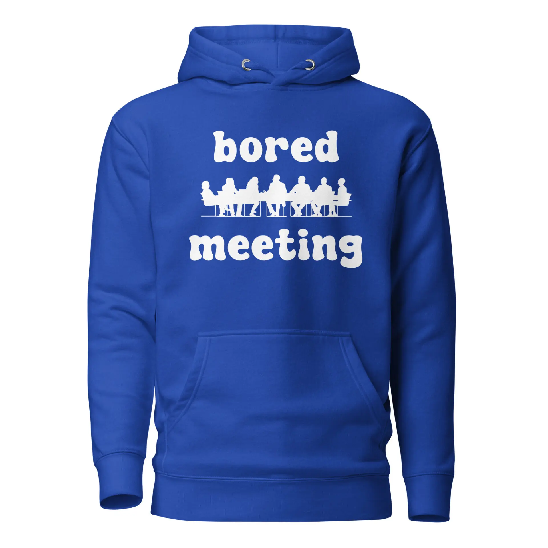 Buy Bored Meeting Remote Work Hoodie at FunnyWorkTees Bored Meeting Remote Work Hoodie - Image 3