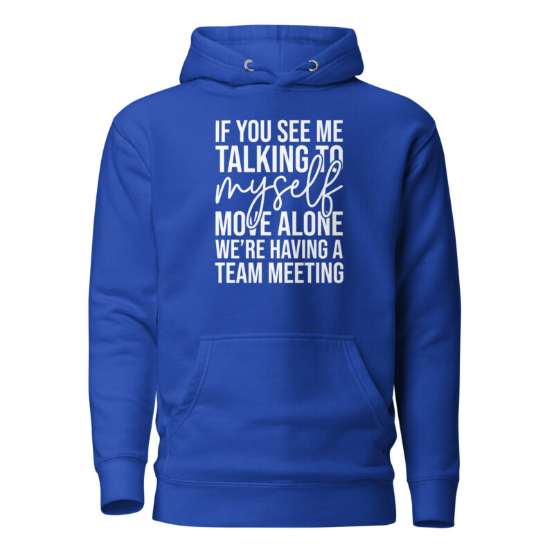 Zoom Meeting Survivor Hooded Sweatshirt - Image 6
