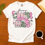 Merry Christams pink T-Shirt