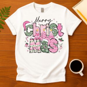 Merry Christams pink T-Shirt