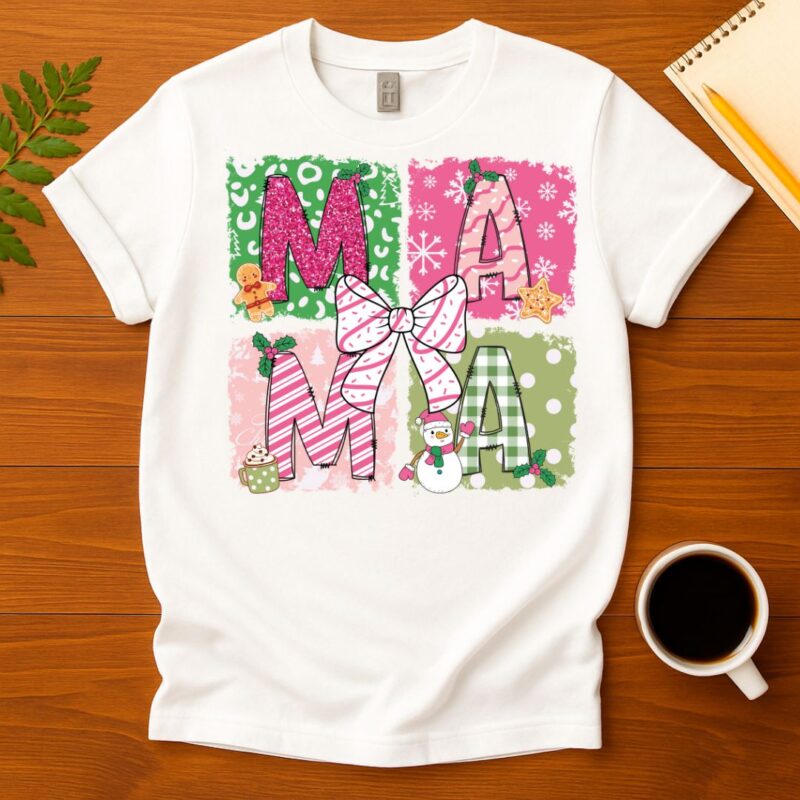 Mama Secret Santa T-Shirt