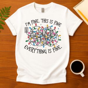 I'm fine it's fine everything is fine  Santa Clause T-Shirt