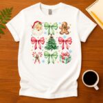 Santa Clause & Gingerbread   T-Shirt