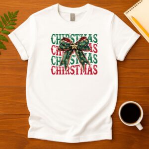 Christmas bow vintage T-Shirt