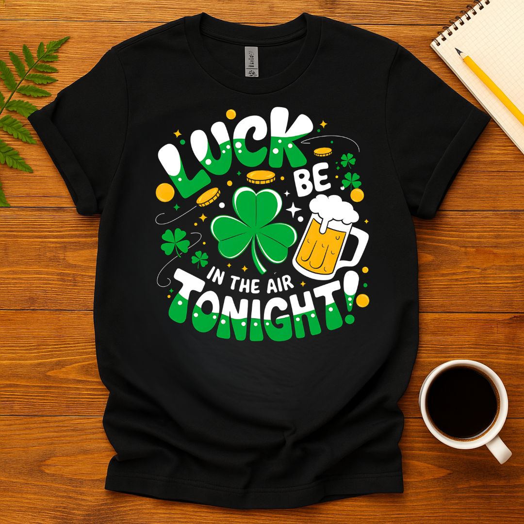 | Funny Remote Work Apparel Clean Shamrock Design St. Patrick's Day T-Shirt