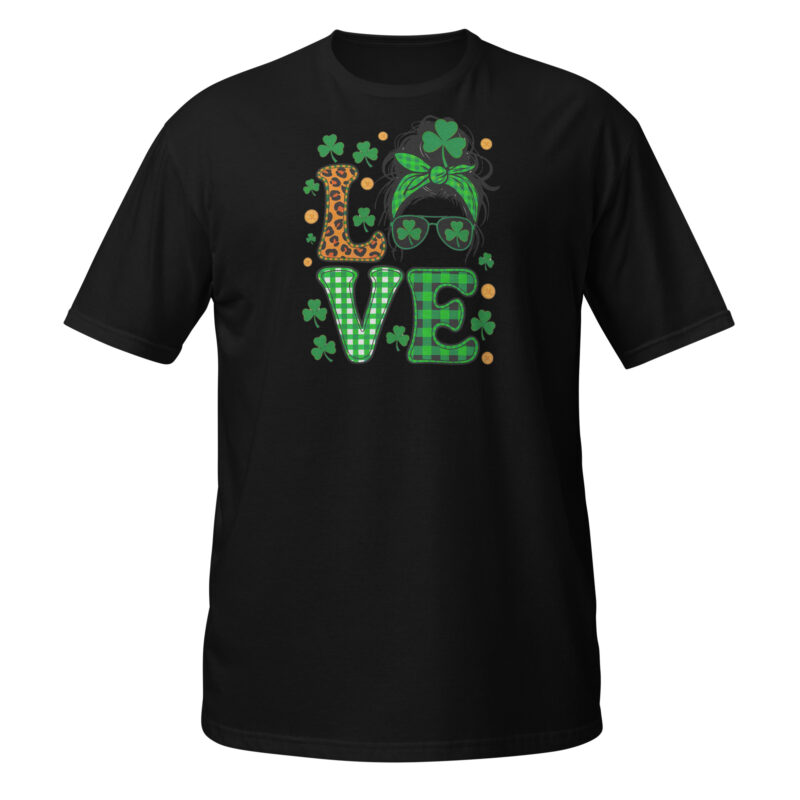 Shamrock Love St. Patrick's Day  T-Shirt - Image 7