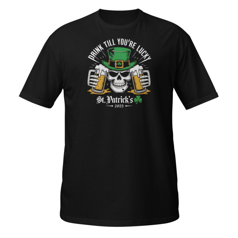 Zero Lucks Given St. Patrick's Day T-Shirt - Image 6