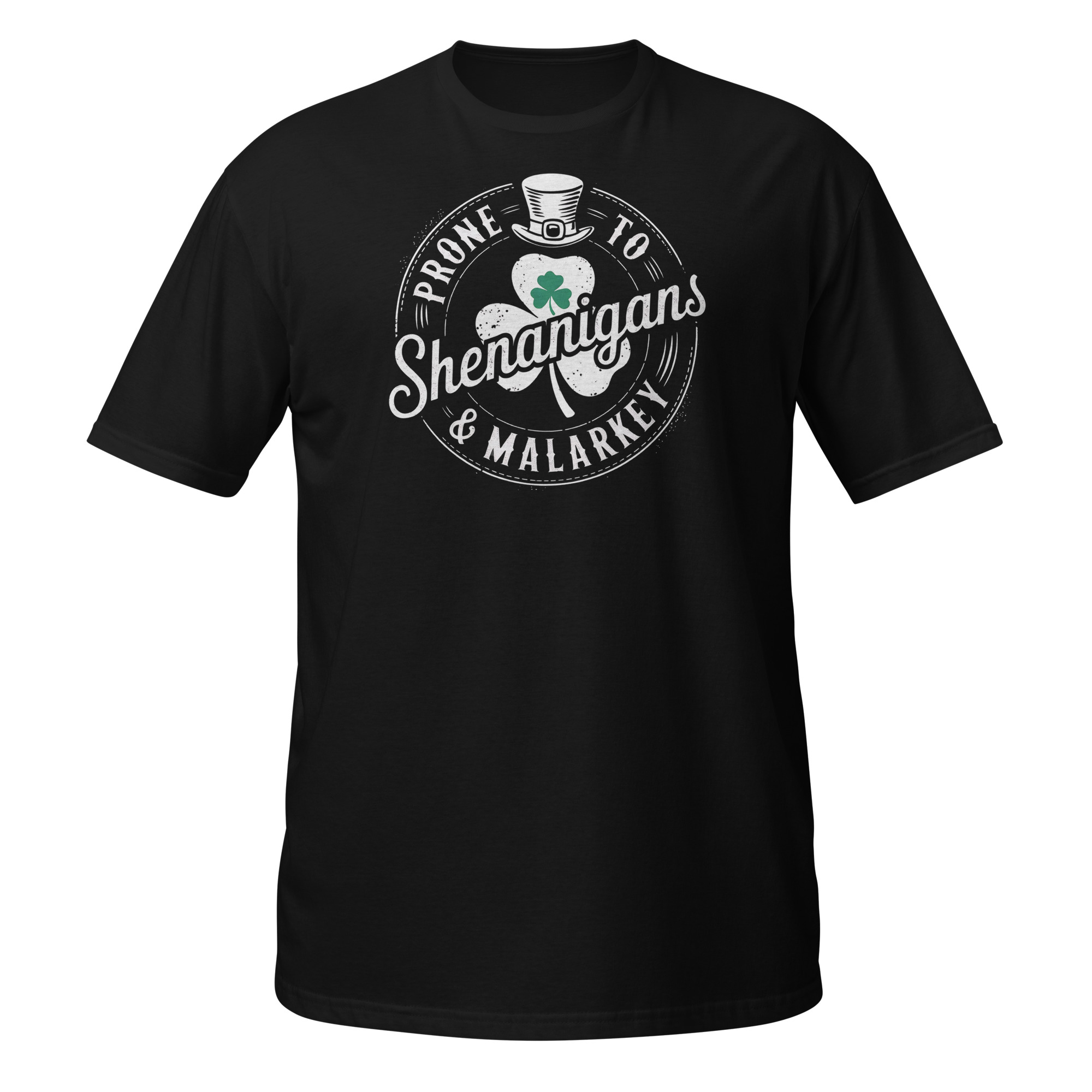 | Funny Remote Work Apparel St. Patrick's Day T-Shirt - Image 5