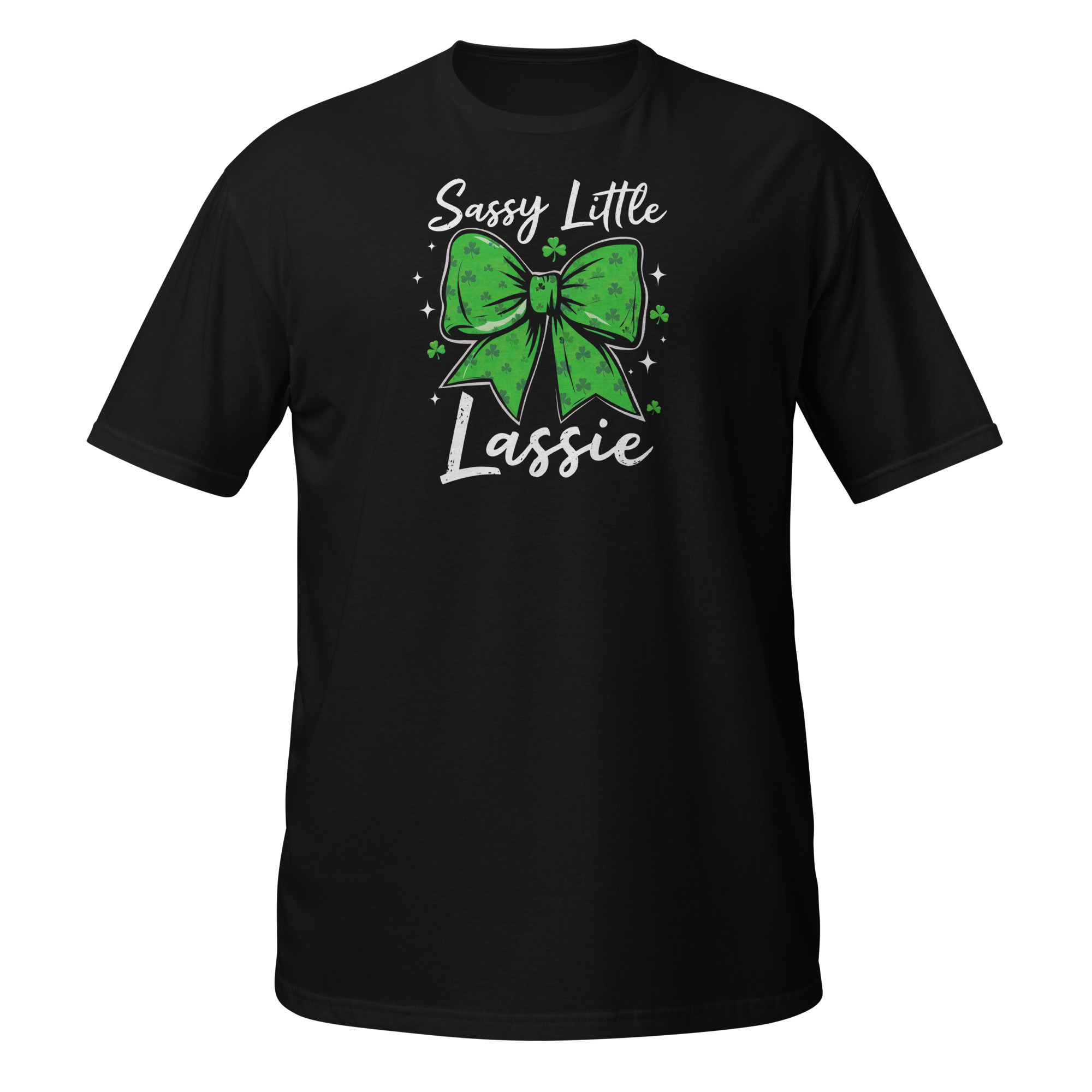 | Funny Remote Work Apparel Irish Roots St. Patrick's Day Shamrock T-Shirt - Image 5
