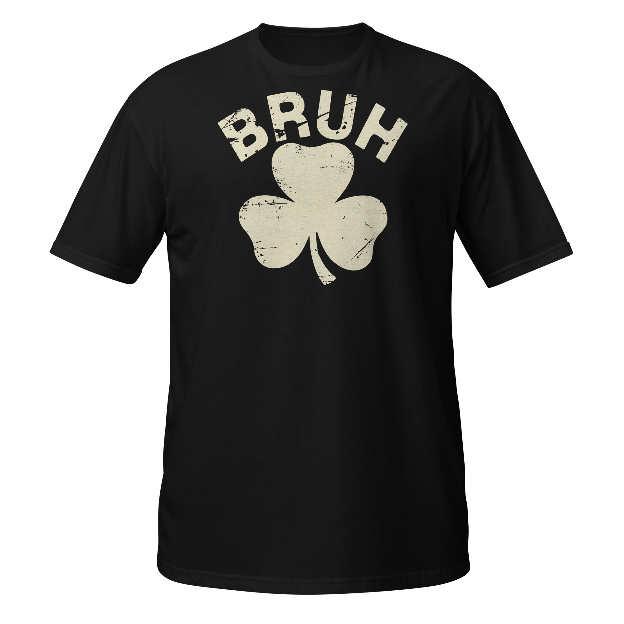 | Funny Remote Work Apparel Four-Leaf Clover St. Patrick's Day Lucky T-Shirt - Image 6