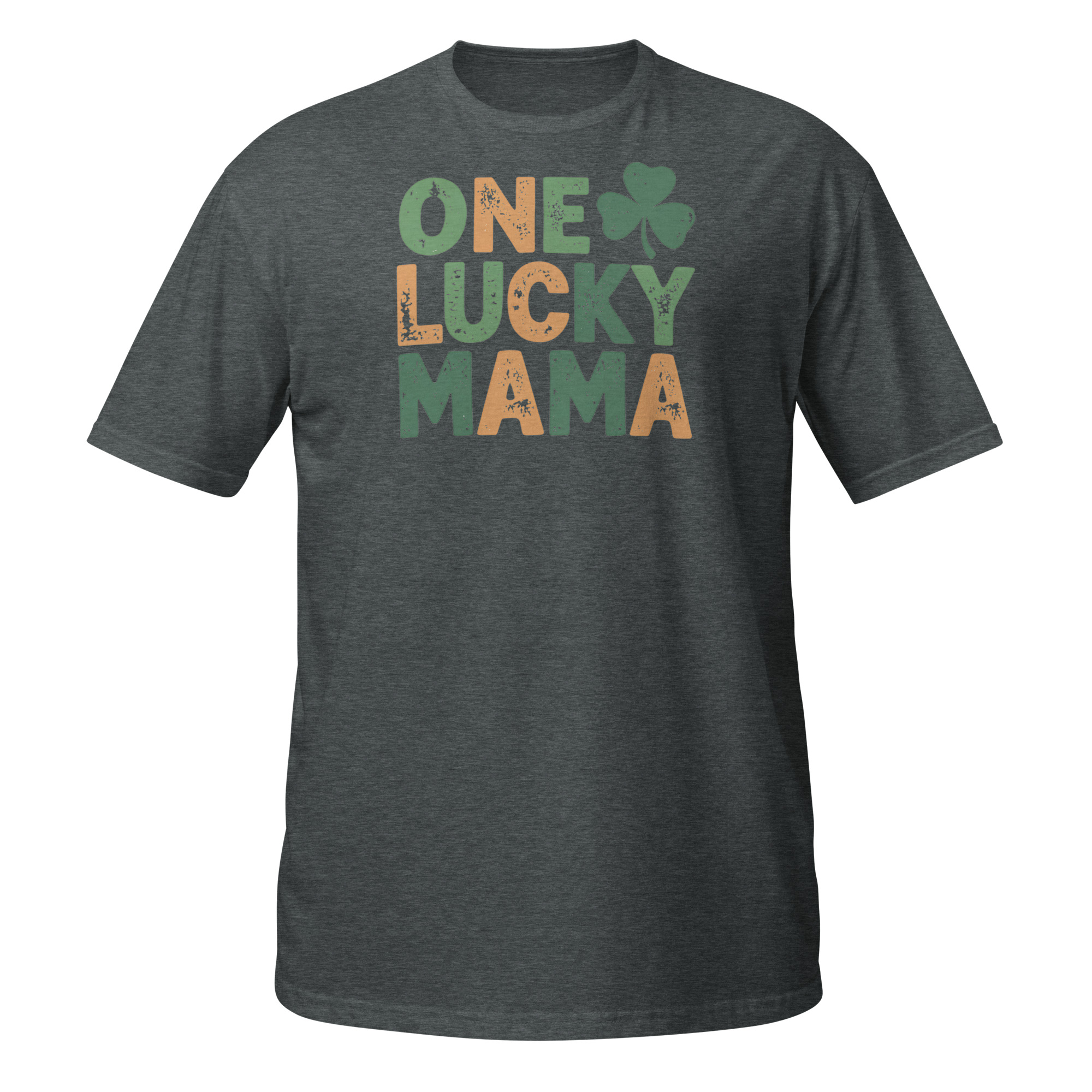 | Funny Remote Work Apparel Lucky Mama  St. Patrick's  T-Shirt - Image 6