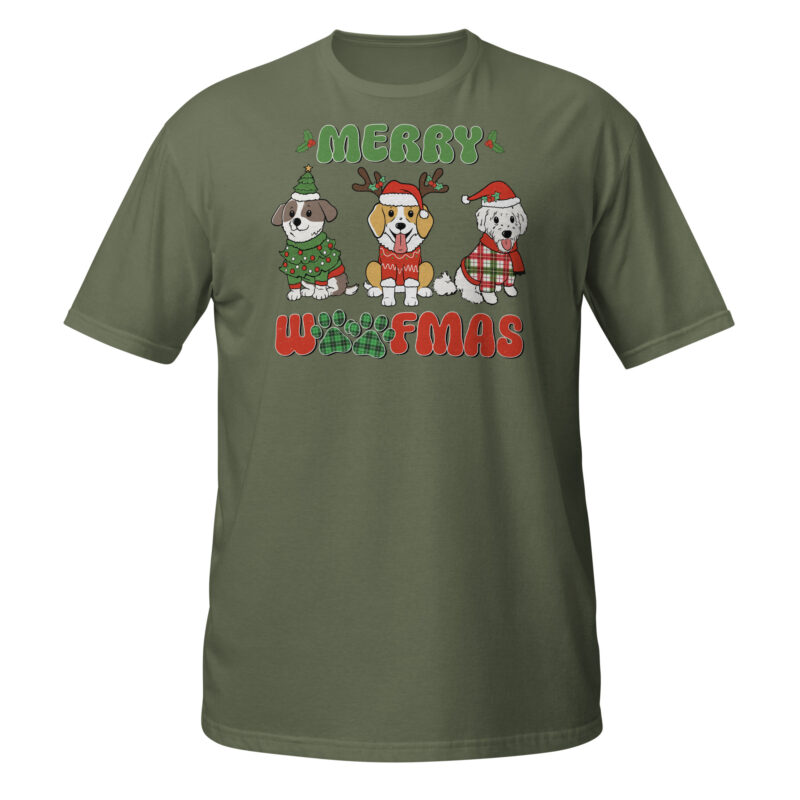 Merry woof mas T-Shirt - Image 5