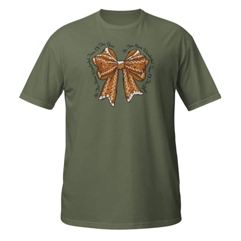 Gingerbread bow  T-Shirt - Image 5