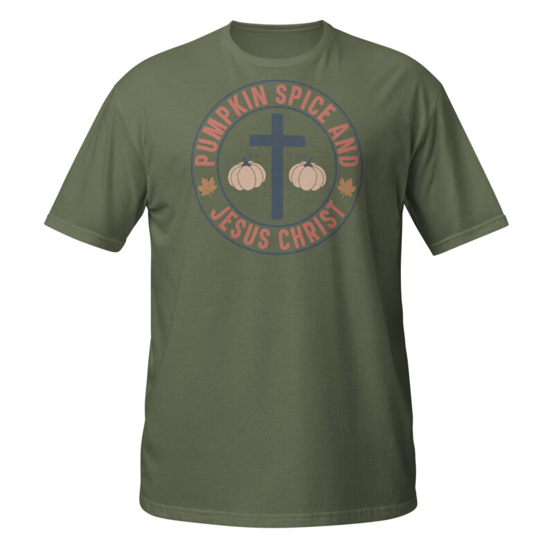 Pumpkin spice and jesus christ T-Shirt - Image 3
