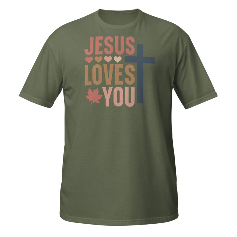 Jesus loves you T-Shirt - Image 3