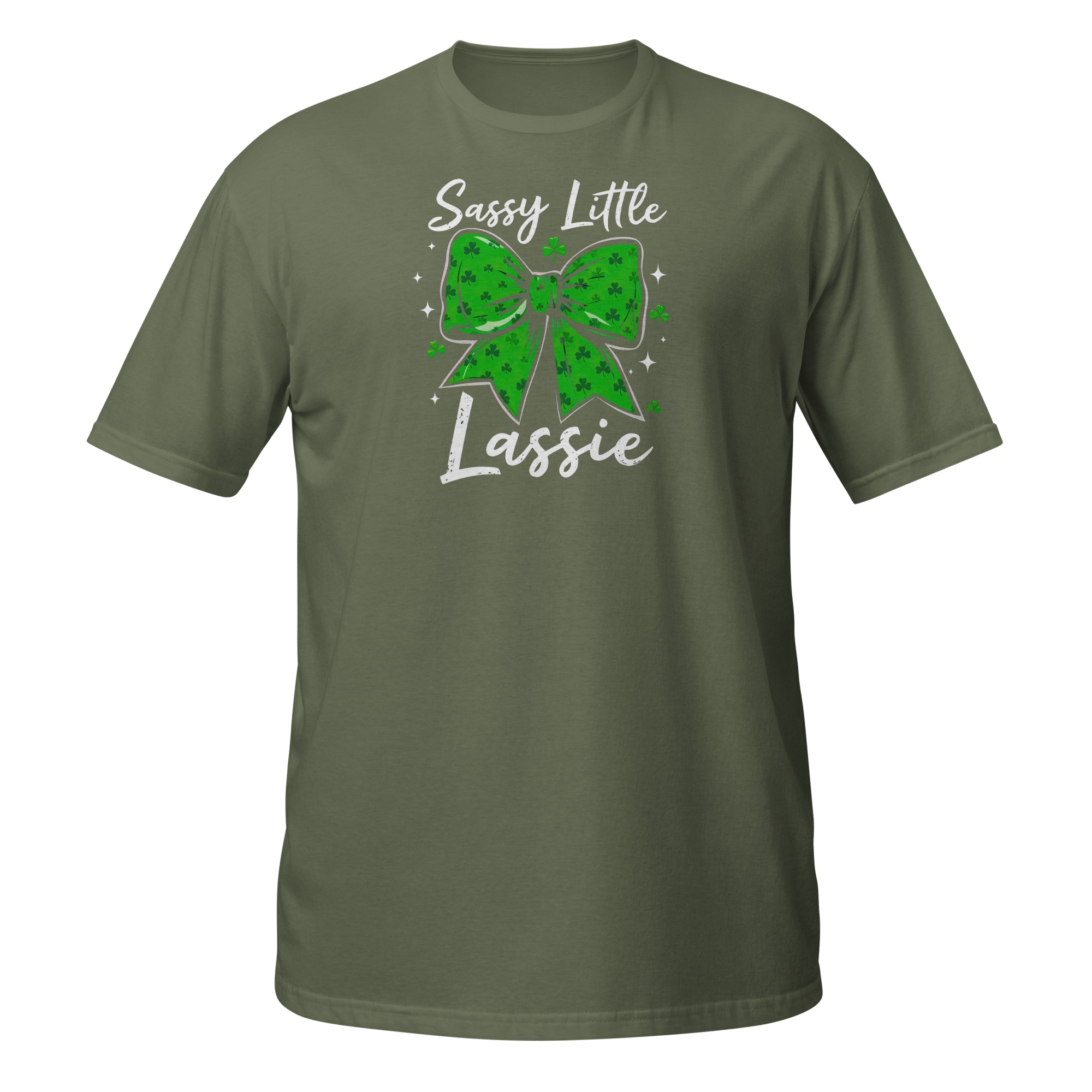 | Funny Remote Work Apparel Irish Roots St. Patrick's Day Shamrock T-Shirt - Image 3