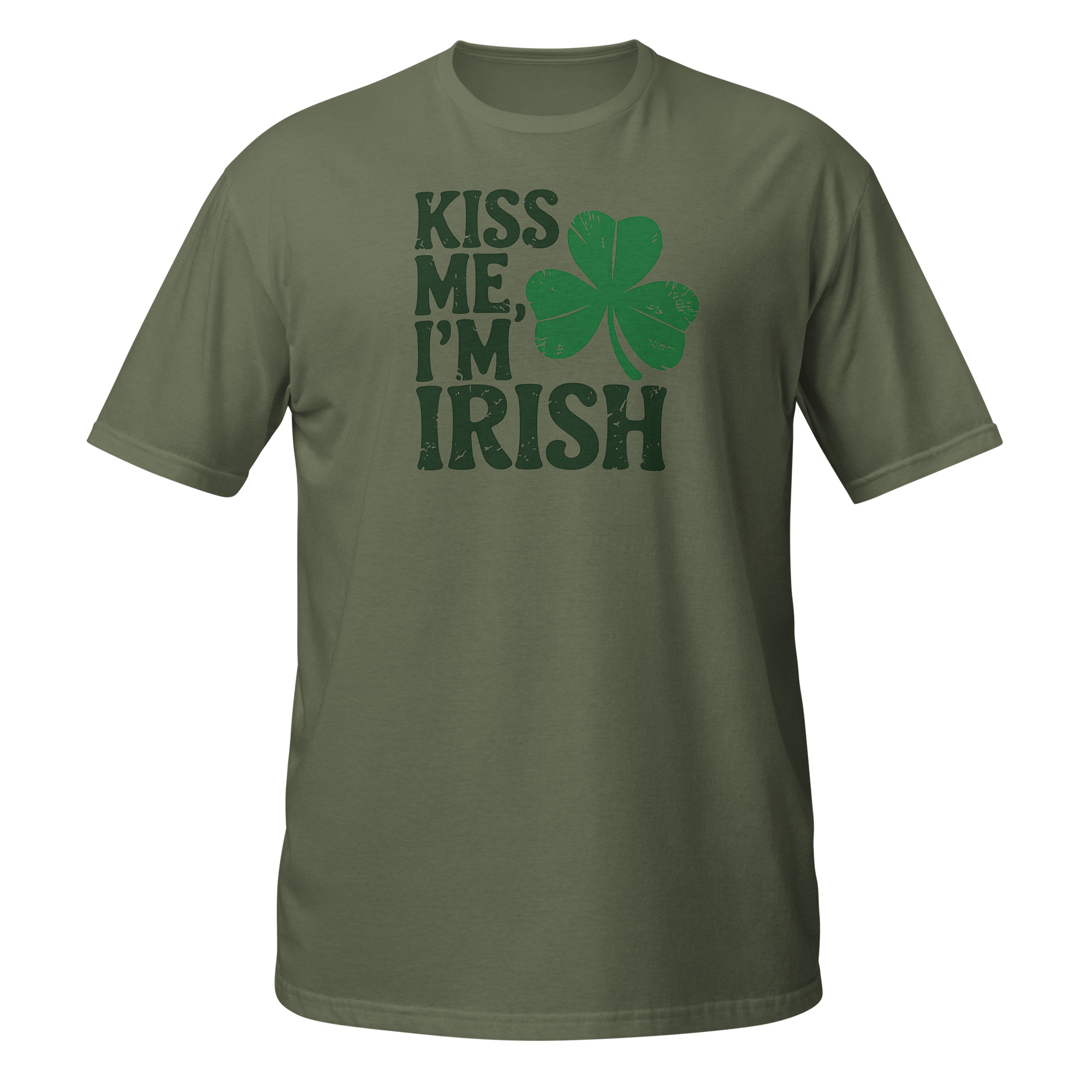 | Funny Remote Work Apparel Kiss Me I'm Irish St. Paddy's Day T-Shirt - Image 5