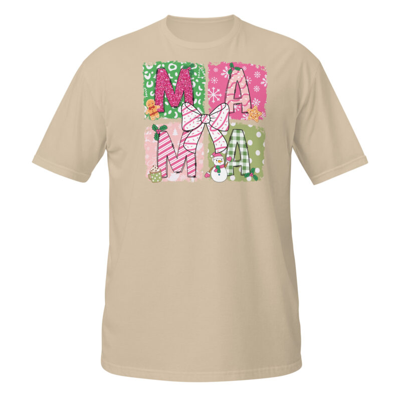 Mama Secret Santa T-Shirt - Image 2