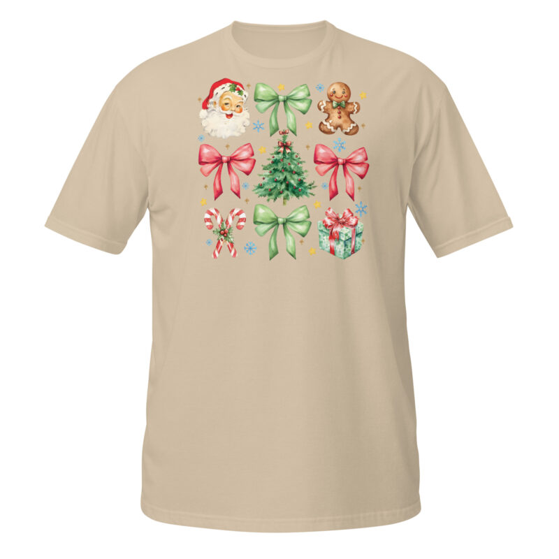 Santa Clause & Gingerbread   T-Shirt - Image 2
