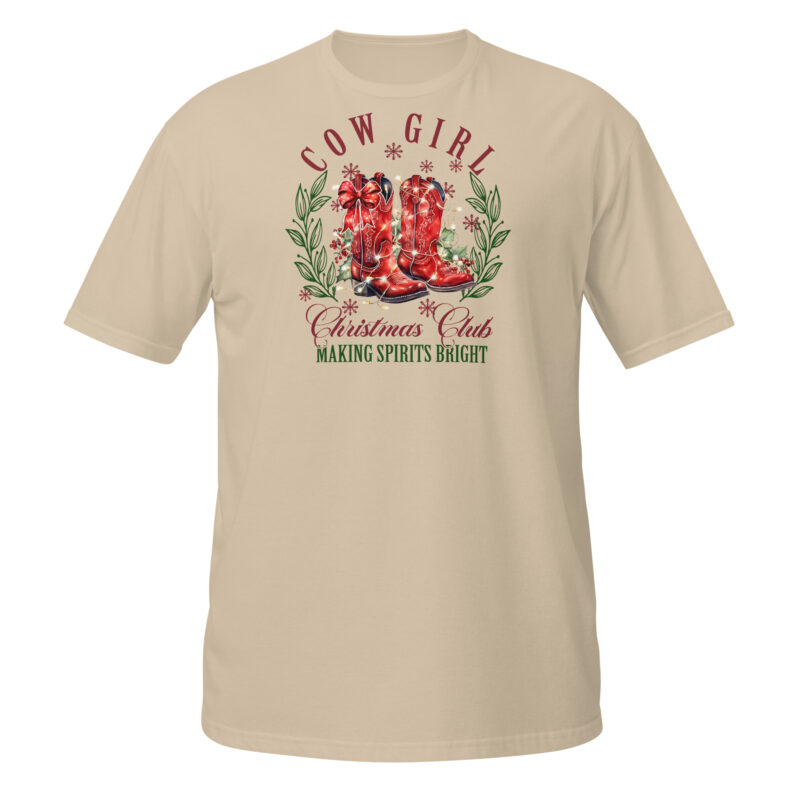 Cow Girl Christmas T-Shirt
