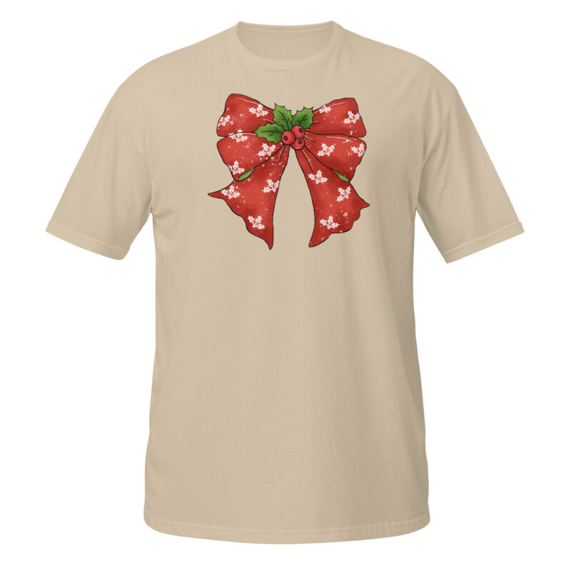Santa Clause bow T-Shirt - Image 2