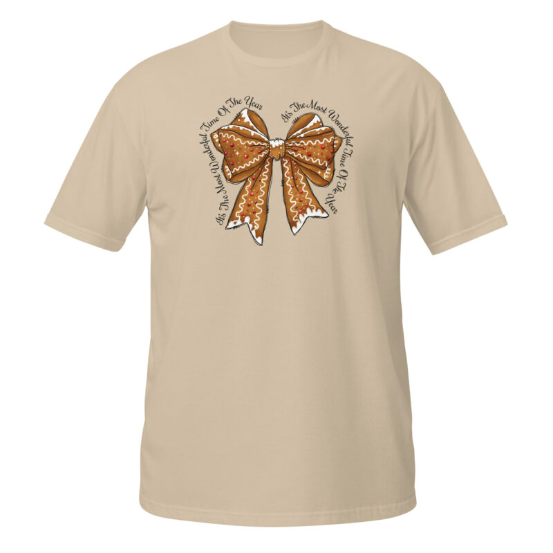 Gingerbread bow  T-Shirt - Image 2