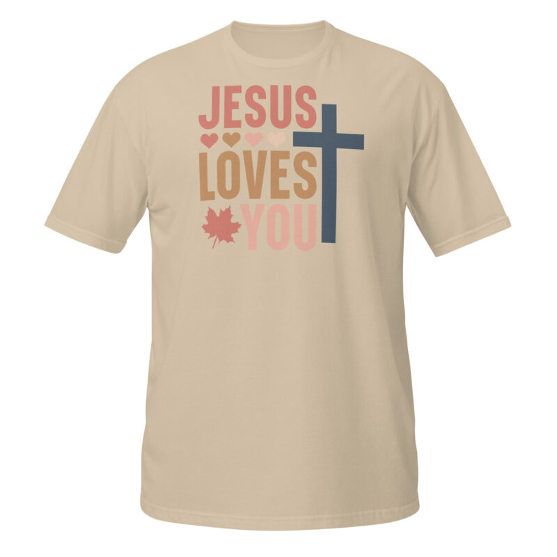 Jesus loves you T-Shirt - Image 4