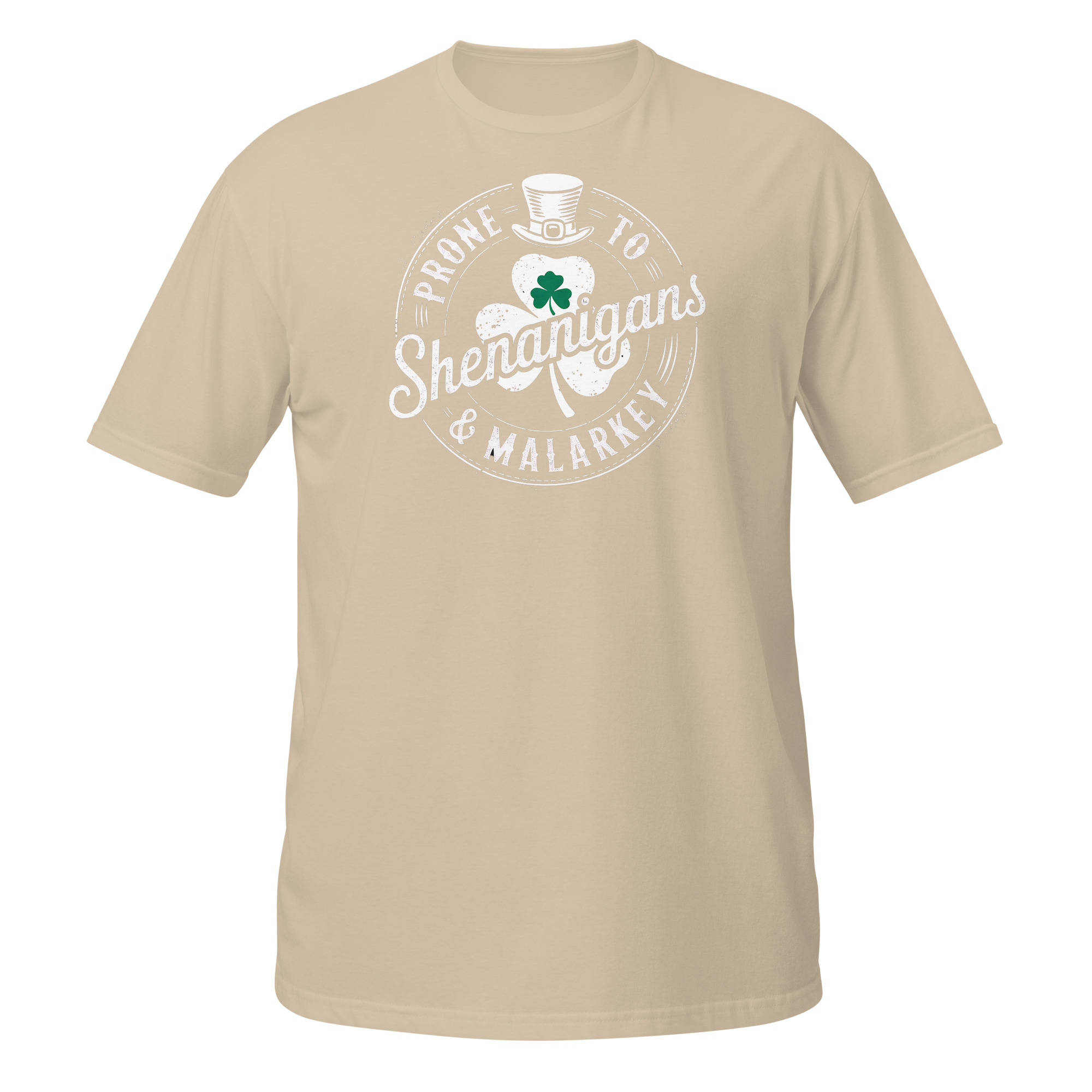 | Funny Remote Work Apparel St. Patrick's Day T-Shirt - Image 4