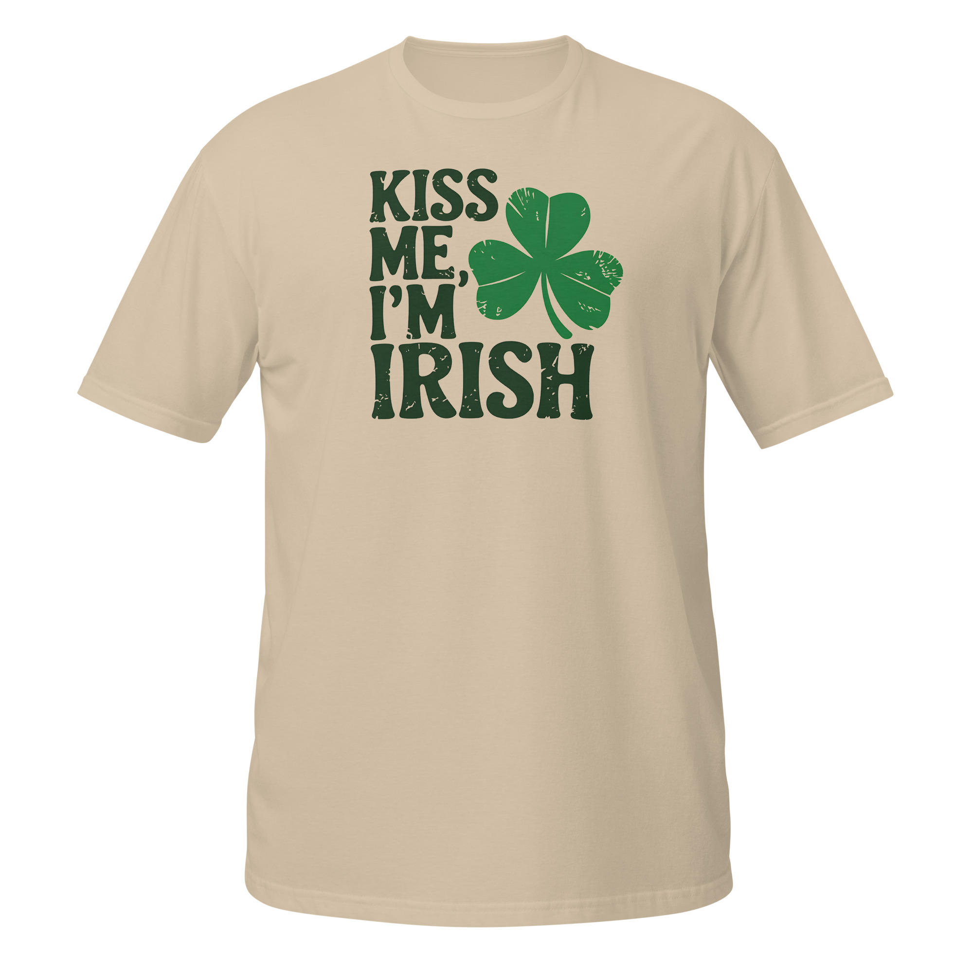 | Funny Remote Work Apparel Kiss Me I'm Irish St. Paddy's Day T-Shirt - Image 2
