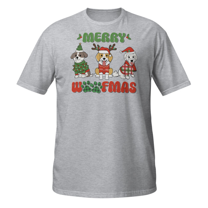 Merry woof mas T-Shirt - Image 3