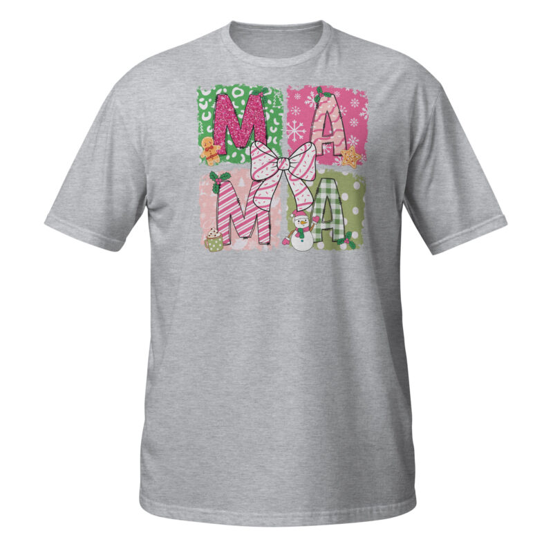 Mama Secret Santa T-Shirt - Image 3