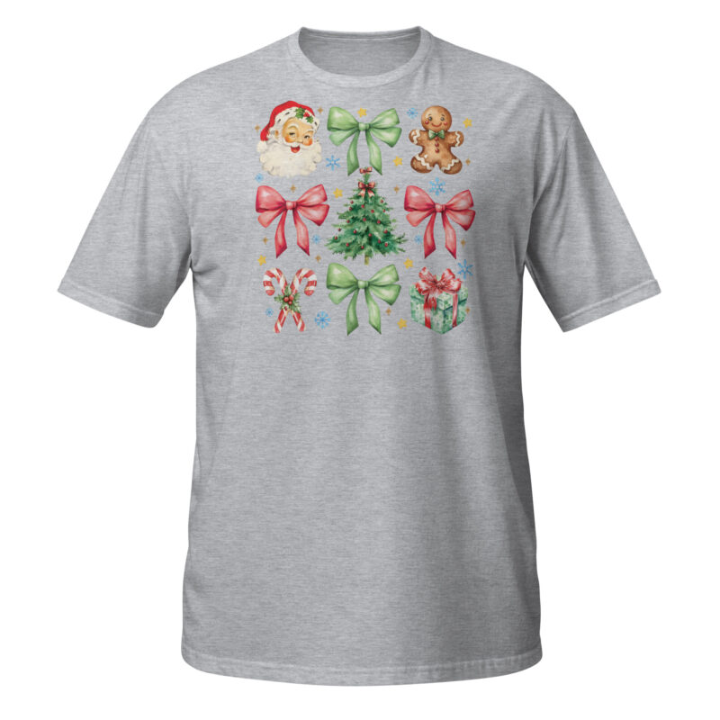 Santa Clause & Gingerbread   T-Shirt - Image 3