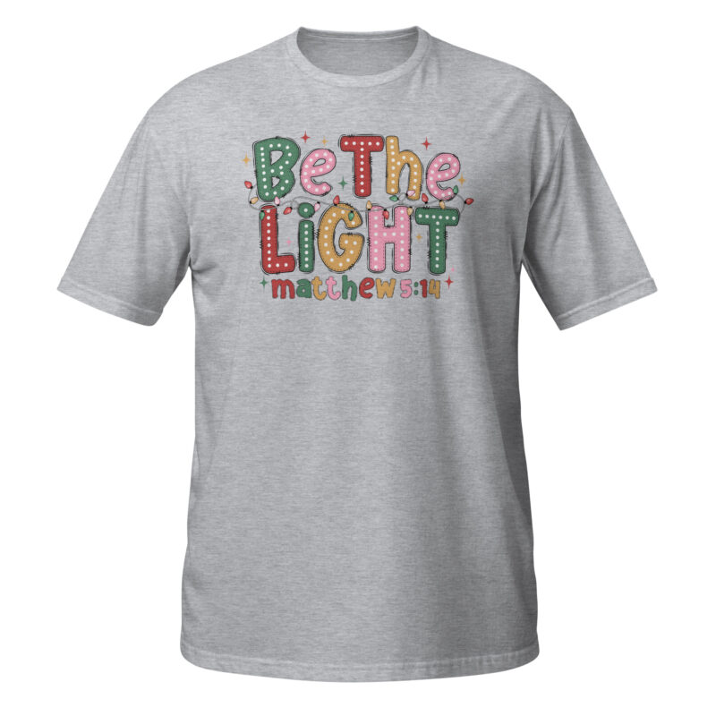 Be the light Secret Santa T-Shirt - Image 3