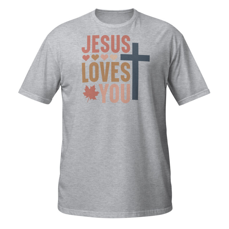 Jesus loves you T-Shirt - Image 5
