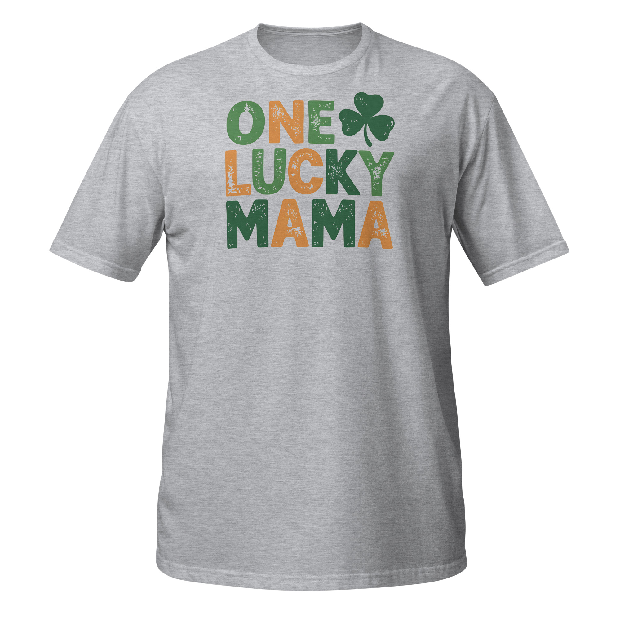 | Funny Remote Work Apparel Lucky Mama  St. Patrick's  T-Shirt - Image 4