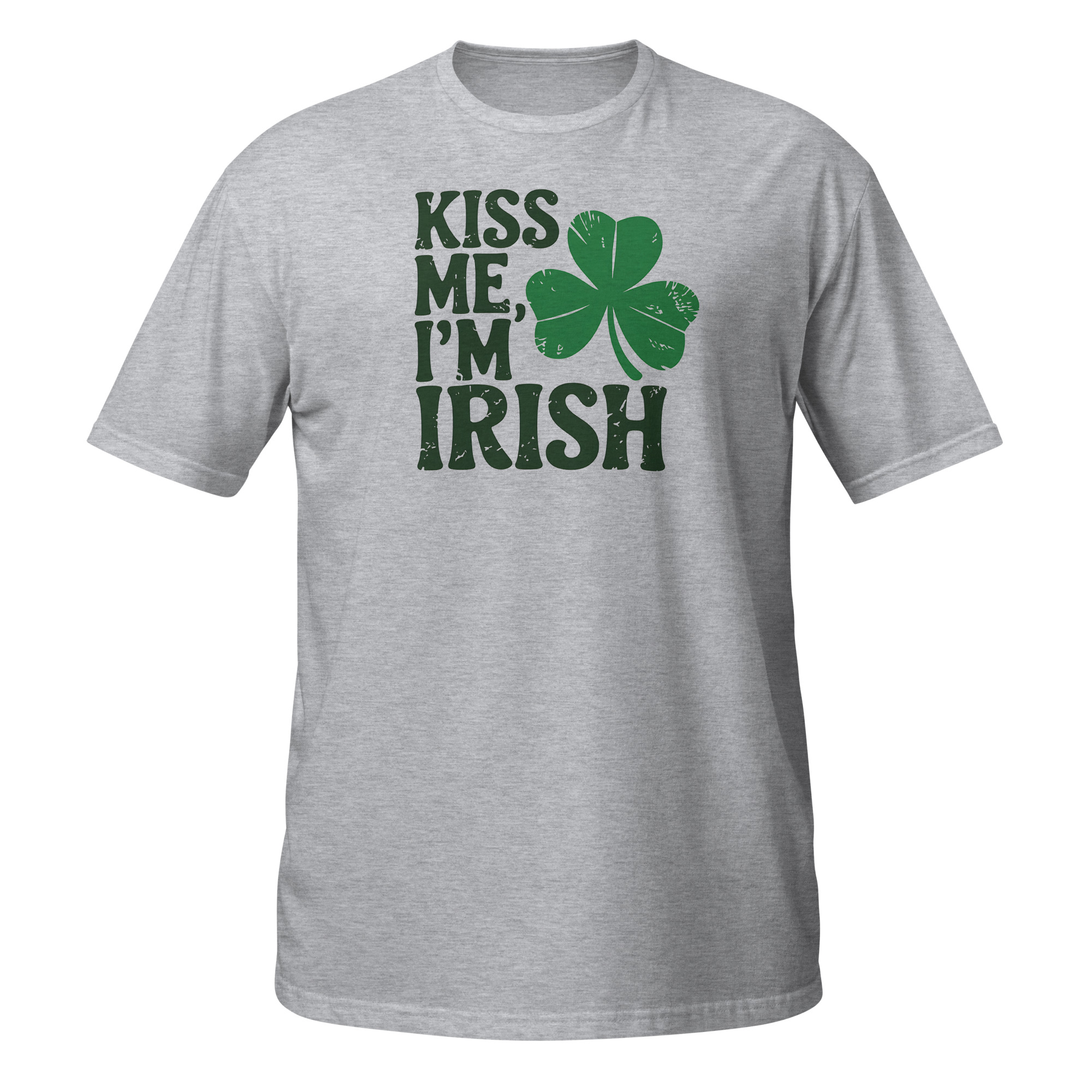 | Funny Remote Work Apparel Kiss Me I'm Irish St. Paddy's Day T-Shirt - Image 3