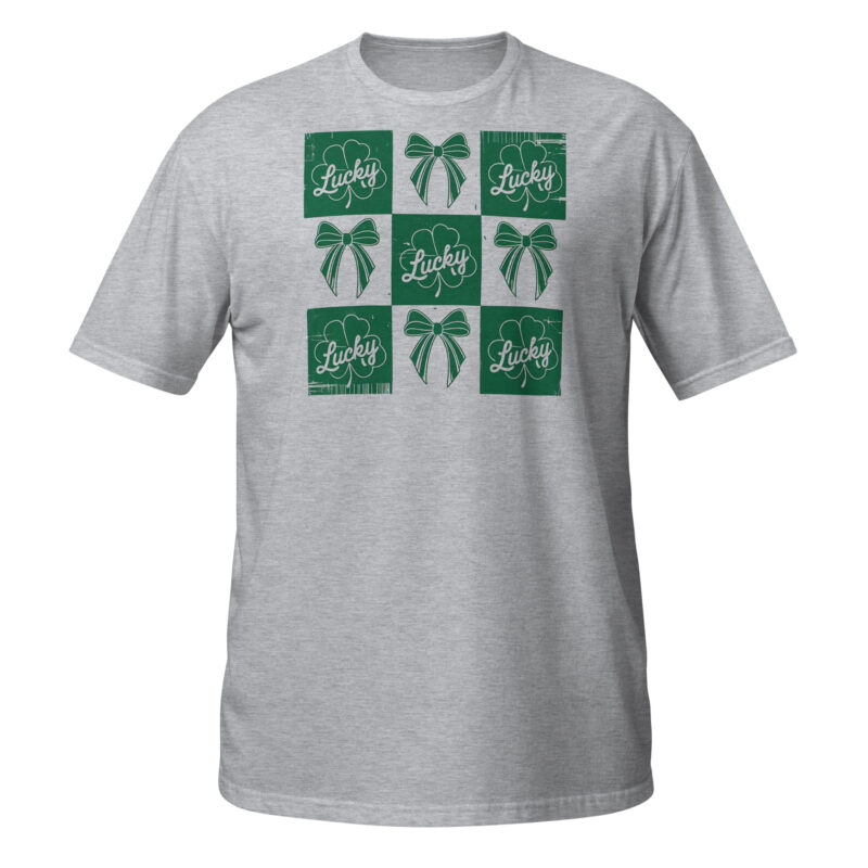 Simple Lucky Clover T-Shirt - Image 4