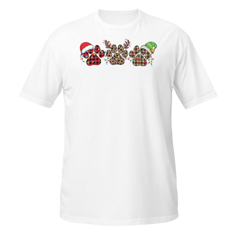 Merry woof Christmas T-Shirt - Image 4