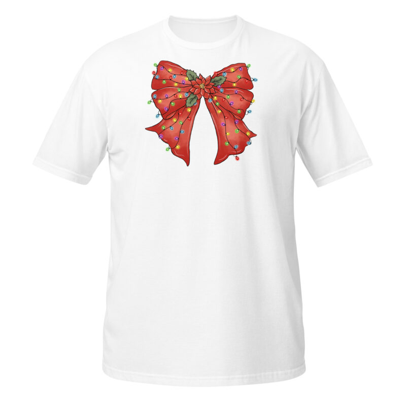 Light bow  Santa Clause T-Shirt - Image 4