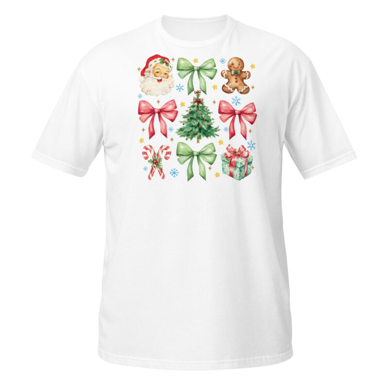 Santa Clause & Gingerbread   T-Shirt - Image 4