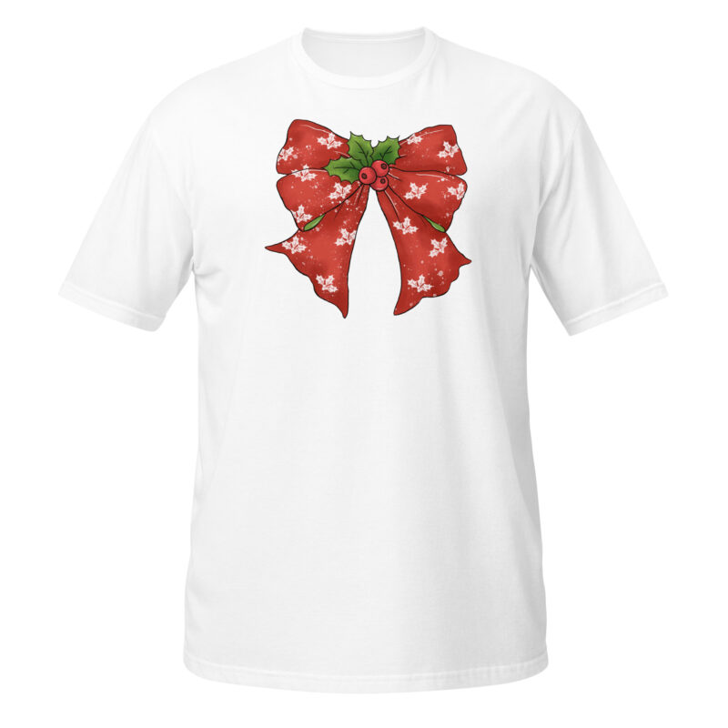 Santa Clause bow T-Shirt - Image 4